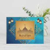 Prettig Muharram Vakantiekaart Feestdagenkaart (Staand voorkant)