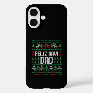 Prettig Navi Papa Grappige Lelijke Trui Kerstmis iPhone 16 Hoesje
