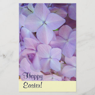 Prettig Pasen! Briefpapier met eigen Lavendel Bloe