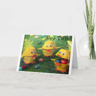 PRETTIG "PASEN" EN "LENTE" VOOR ****MIJN TWEELING* KAART
