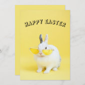 Prettig Pasen Feestdagenkaart (Voorkant / Achterkant)