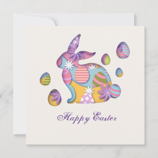 Prettig Pasen Feestdagenkaart (Voorkant)