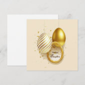 Prettig Pasen Feestdagenkaart (Voorkant / Achterkant)