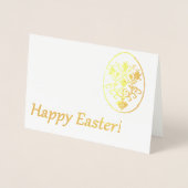 Prettig Pasen! Folie Kaarten (Voorkant)