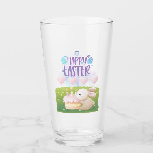 Prettig Pasen Glas (Voorkant)