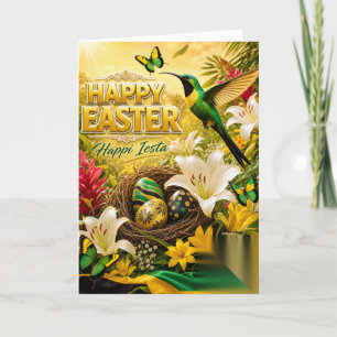 Prettig Pasen - Happi Iesta - Jamaicaanse stijl ka Kaart