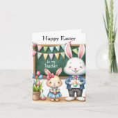 Prettig Pasen Juf Van Kinderen Feestdagen Kaart (Voorkant)