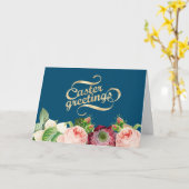 Prettig Pasen Kaart (Gele Bloem)