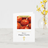 Prettig Pasen! Kaart (Gele Bloem)