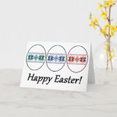 Prettig Pasen! Kaart (Gele Bloem)