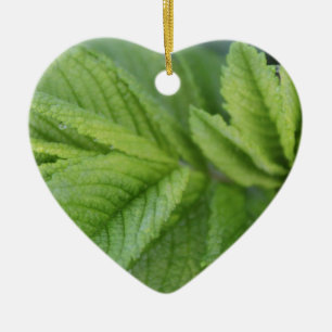 Prettig Pasen lente groene bladeren Keramisch Ornament