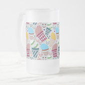 Prettig Pasen Matglas Bierpul (Voorkant links)
