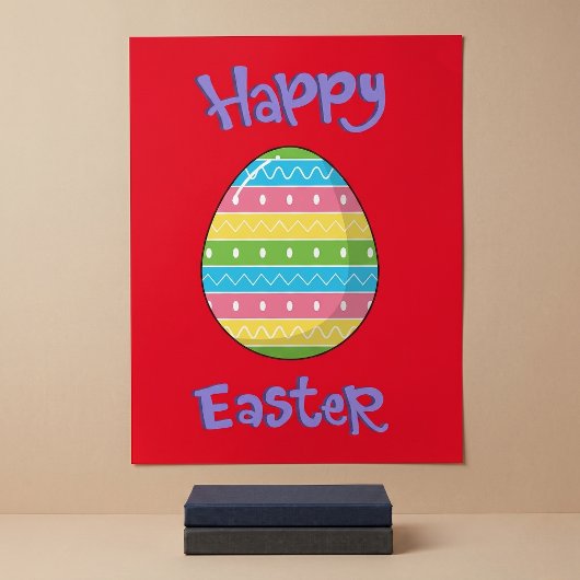 Prettig Pasen Met Eiposter Poster