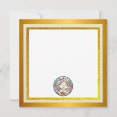 Prettig Pasen Met Knuffel Konijn, Eieren, en Flora Kaart (Achterkant)