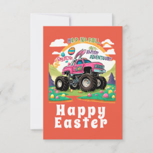 Prettig Pasen Monstertruck Avontuur Kaart