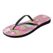 Prettig Pasen - Patroon Funny Bunny And Eggs     Teenslippers (Schuin)