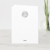 Prettig Pasen Psalm 105 Schrift Roze Bloemen Kaart (Achterkant)