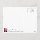 Prettig Pasen Roze Hyacinten Bloem Kaarten Feestdagenkaart (Achterkant)