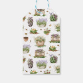 Prettig Pasen | Schattig puppy konijn Cadeaulabel (Achterkant)