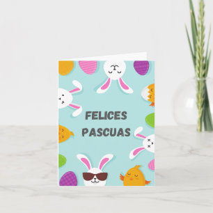 Prettig Pasen, Spaans Gelukkig Pasen  Kaart