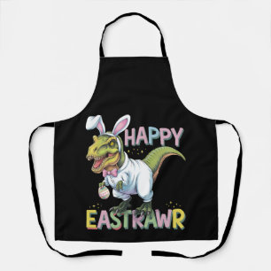 Prettig Pasen T Rex Paas Dinosaur Bunny Ei Schort