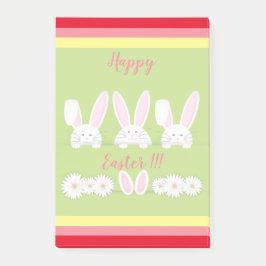 Prettig Pasen Vakantie Konijn Bloemen Post-it® Notes
