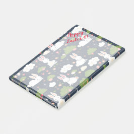 Prettig Pasen Vakantie Trendy Konijn Bloemen Post-it® Notes