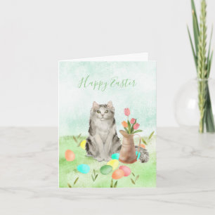 Prettig Pasen Van De Kat Kaart