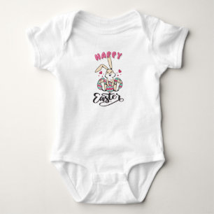 Prettig Pasen van lieve Paashaas Romper