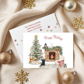 Prettig Pawlidays Hond Design- Affenpinscher Feestdagen Kaart