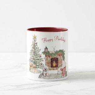 Prettig Pawlidays Hond Design- Bichon Frise Mok
