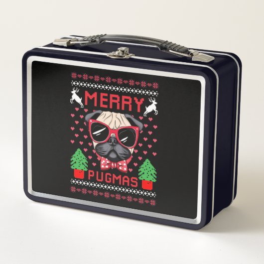 Prettig Pugmas! Lunchbox (Voorkant)
