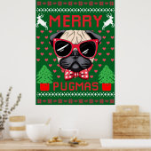 Prettig Pugmas! Poster (Keuken)
