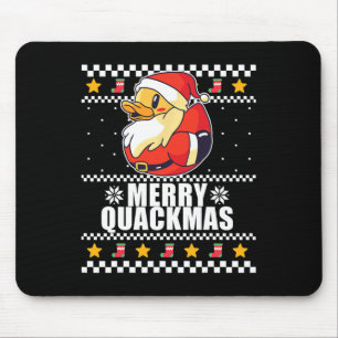 Prettig Quackmas Kerst Eend Kerstman Klaas Meme Muismat