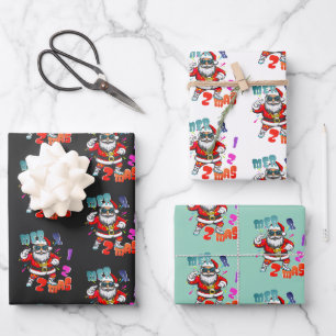 Prettig Rizz Kerstmis - Kerst Rizz grappige Kerstm Inpakpapier Vel