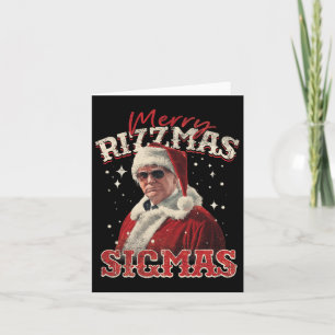 Prettig Rizz-mas Sigmas- Gen Alpha Middelbare Scho Kaart