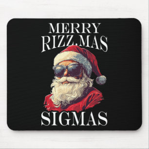 Prettig Rizzmas Sigmas - Xmas Kerstmis Kerstman  Muismat