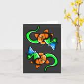 Prettig Samhain!! Kaart (Gele Bloem)