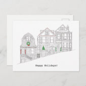 Prettig San Francisco-vakantie Feestdagenkaart (Voorkant / Achterkant)