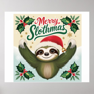 Prettig slordig kerstfeest  poster