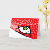 Prettig Solstice! - Kaart (Gele Bloem)