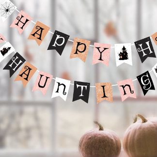 Prettig spook Halloween ID1325 Vlaggetjes