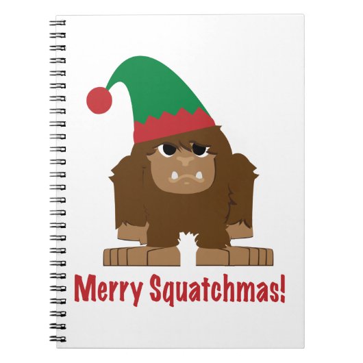 Prettig Squatchmas! Notitieboek (Voorkant)