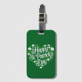 Prettig St. Patrick's Dag Bagagelabel (Voorkant (verticaal))
