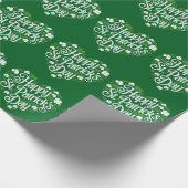 Prettig St. Patrick's Dag  Cadeaupapier (Hoek)