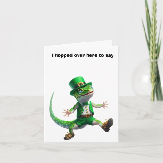Prettig St. Patrick's Dag Kaart (Voorkant)