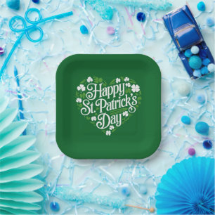 Prettig St. Patrick's Dag Papieren Bordje