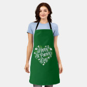 Prettig St. Patrick's Dag Schort (Gedragen)