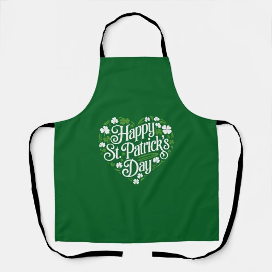 Prettig St. Patrick's Dag Schort (Voorkant)