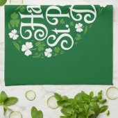 Prettig St. Patrick's Dag  Theedoek (Gevouwen)